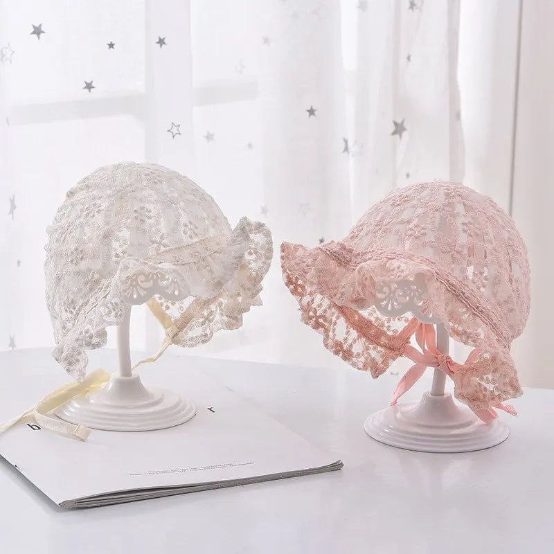 Double Layer Full Lace Baby Hat