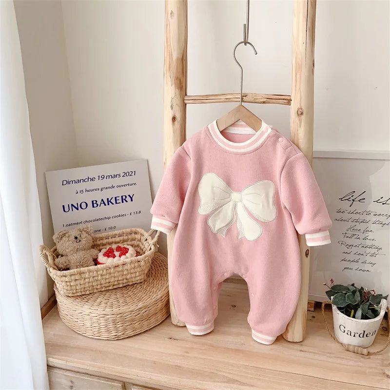 Knitted Ribbon Bow Jumpsuit