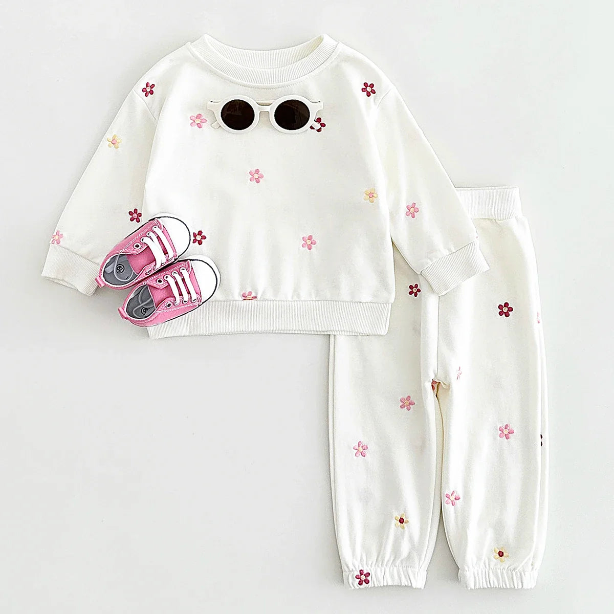 Flower Print Lounge Set
