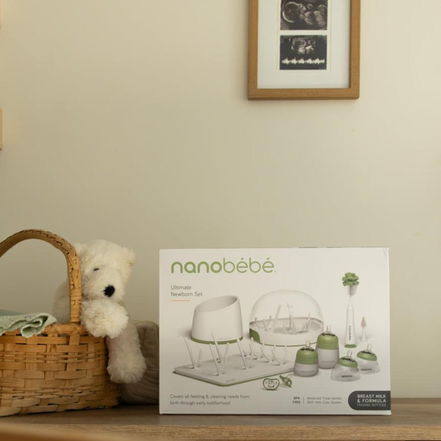 Ultimate Newborn Baby Bottle Feeding Set by Nanobébé US