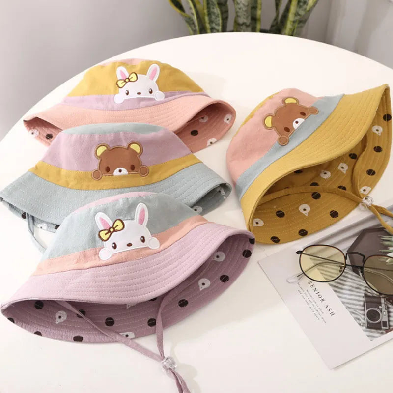 Animal Print Reversible Baby Bucket Hat