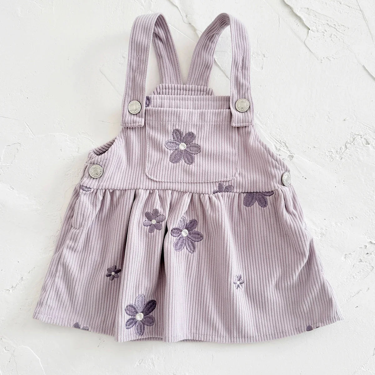 Corduroy Flower Dress