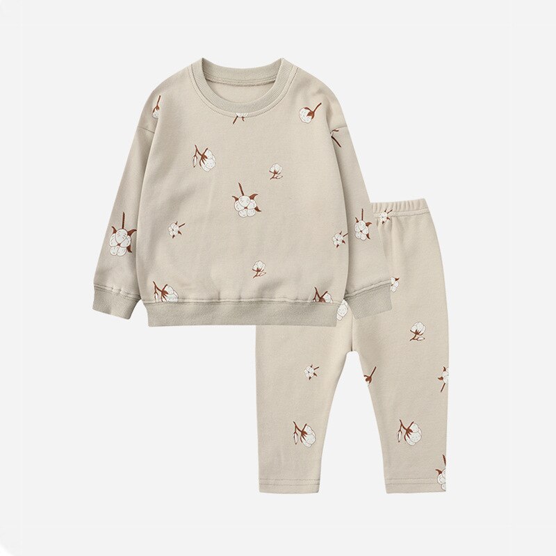 Abstract Printed Loungewear Set