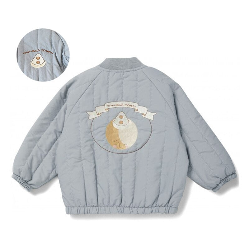 Kids Embroidered Patch Jacket
