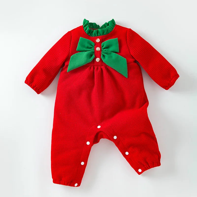 Christmas Ribbon Romper
