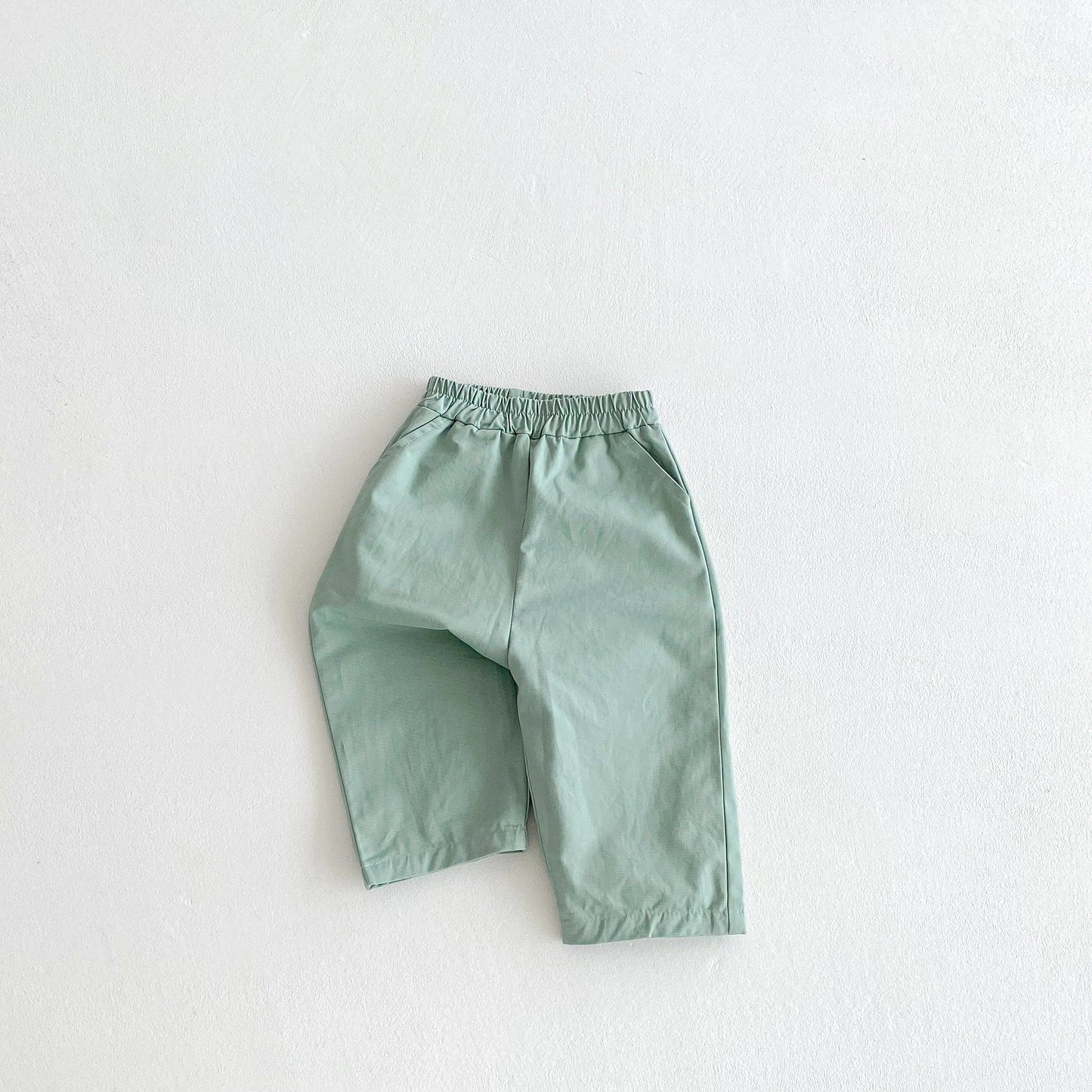 Elastic Waist Casual Pants