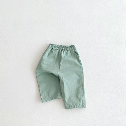Elastic Waist Casual Pants