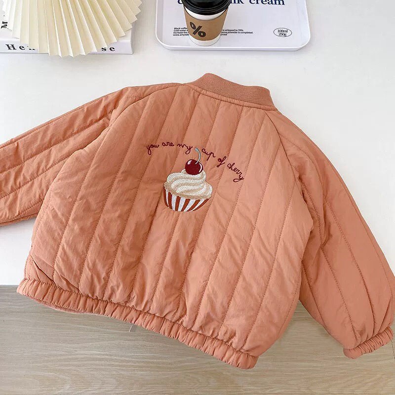Kids Embroidered Patch Jacket