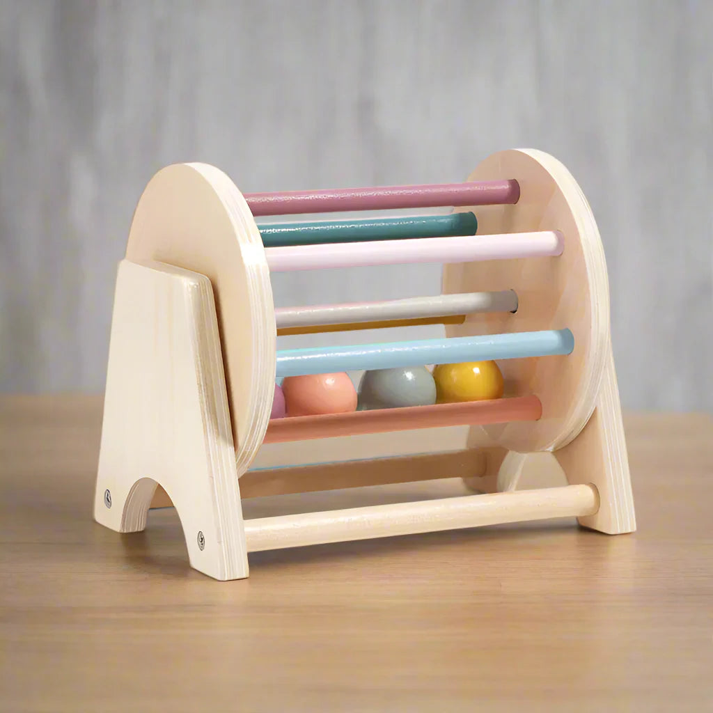 Montessori Wooden Spinning Drum