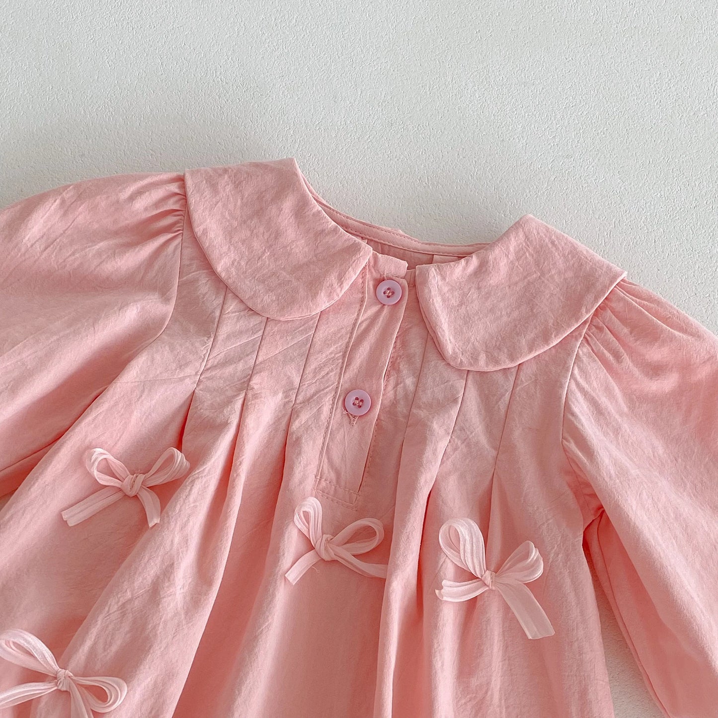 Pink Ribbon Romper