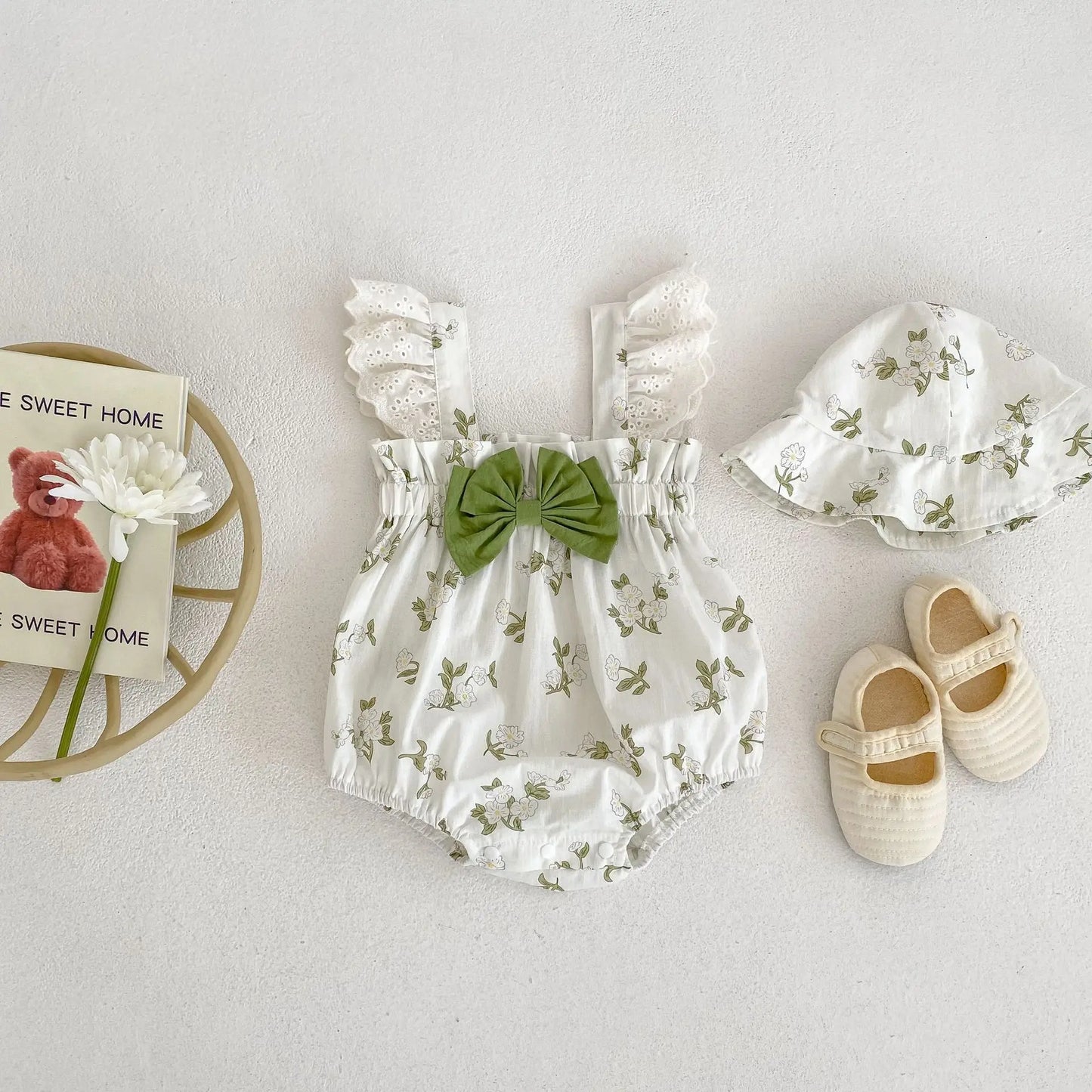 Garden Romper With Hat