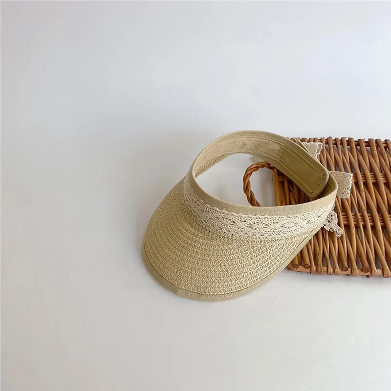 Cute Straw Hat Visor