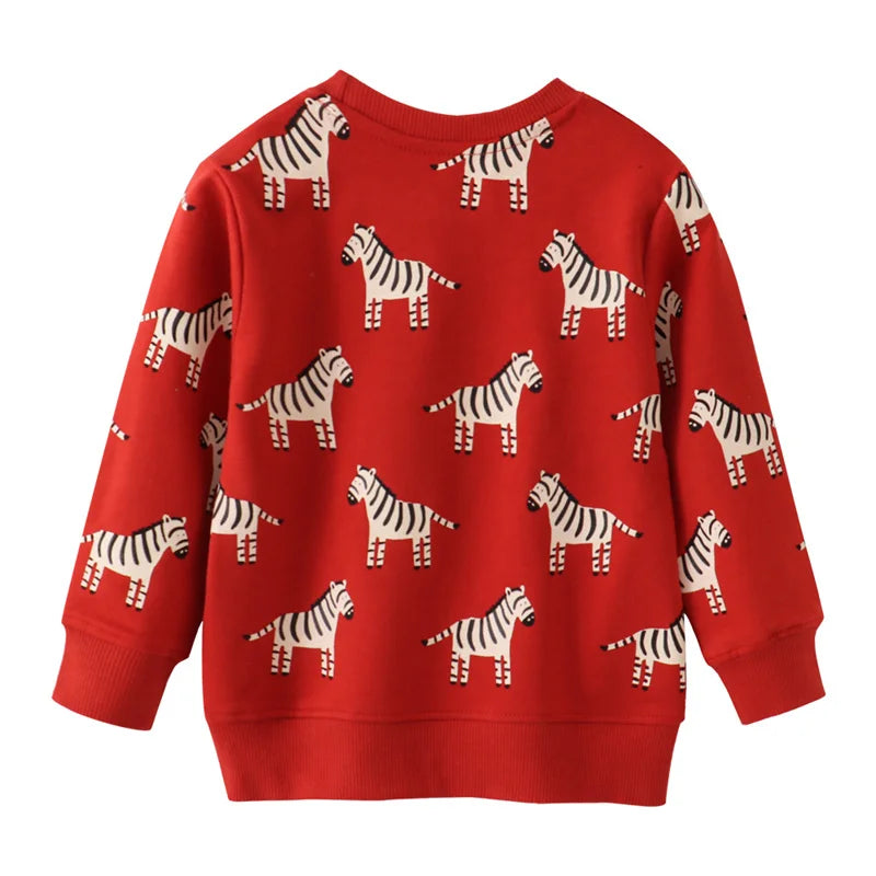Printed Long Sleeve Sweater