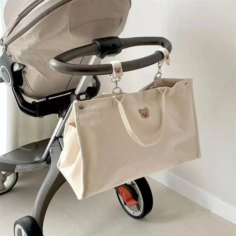 Canvas Tote Stroller Bag