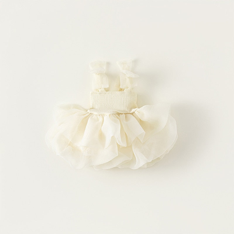Solid Party Tulle Dress