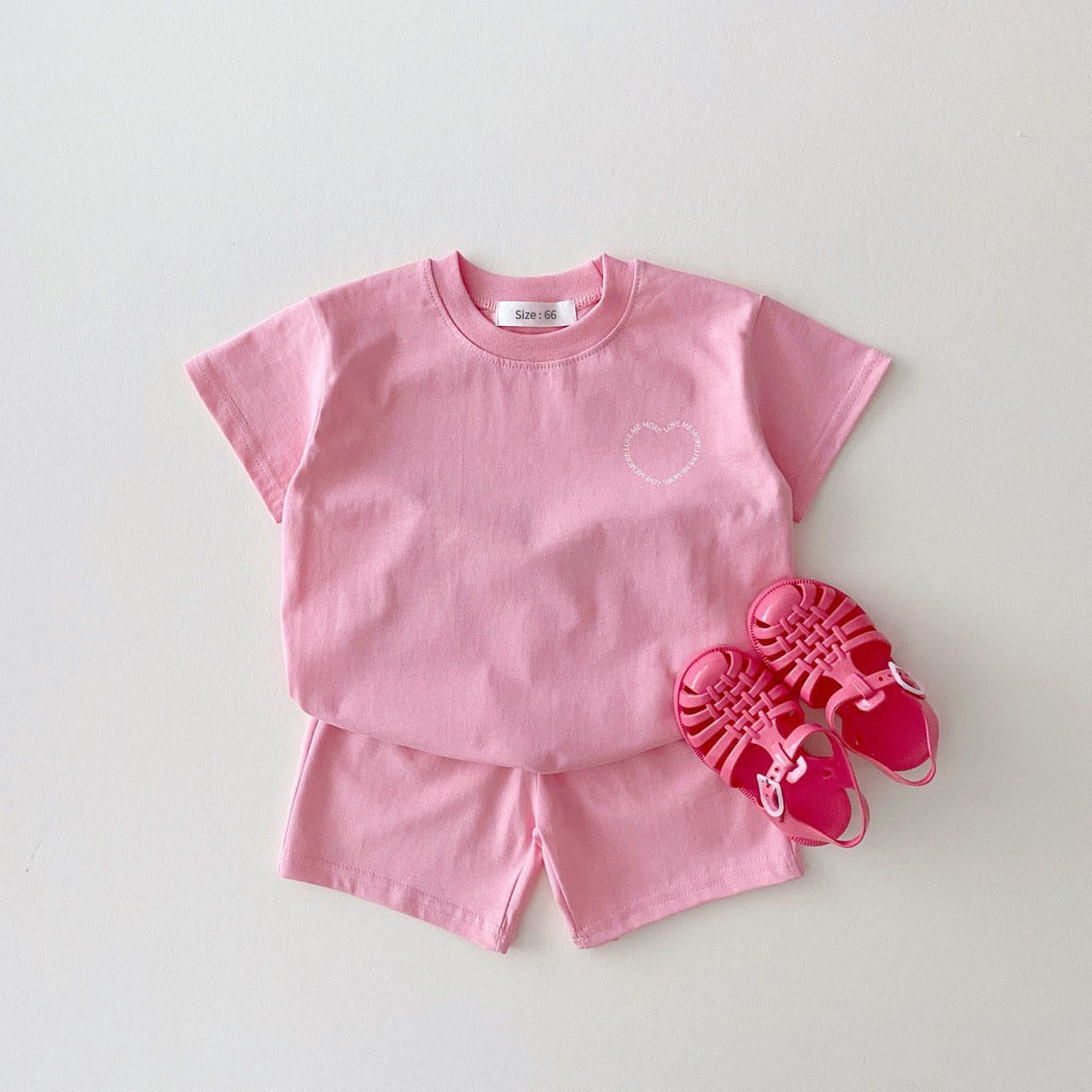 Love Me More Shorts Set
