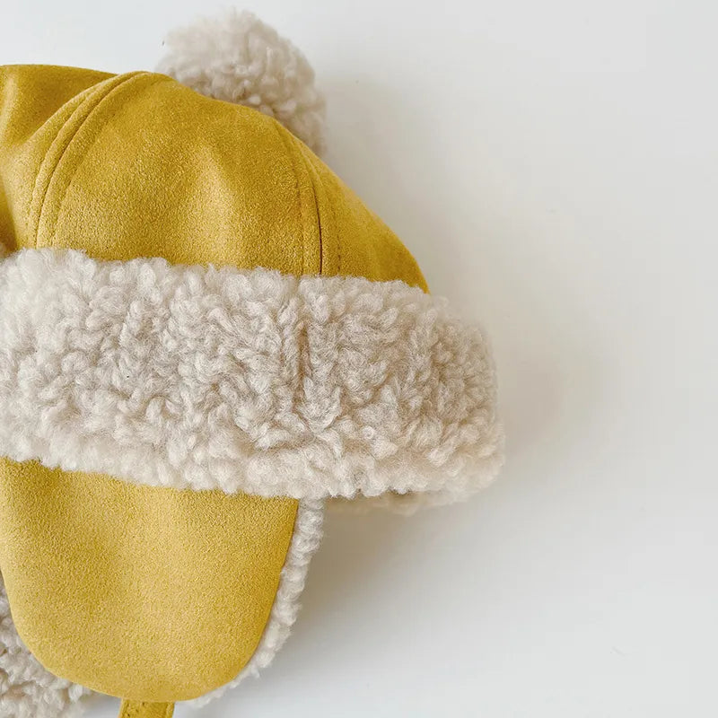 Kids Mongolian Velvet Warm Winter Hat