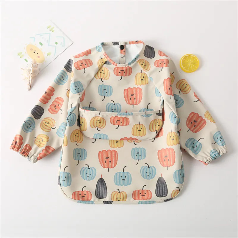 Kids Long Sleeved PU Bibs