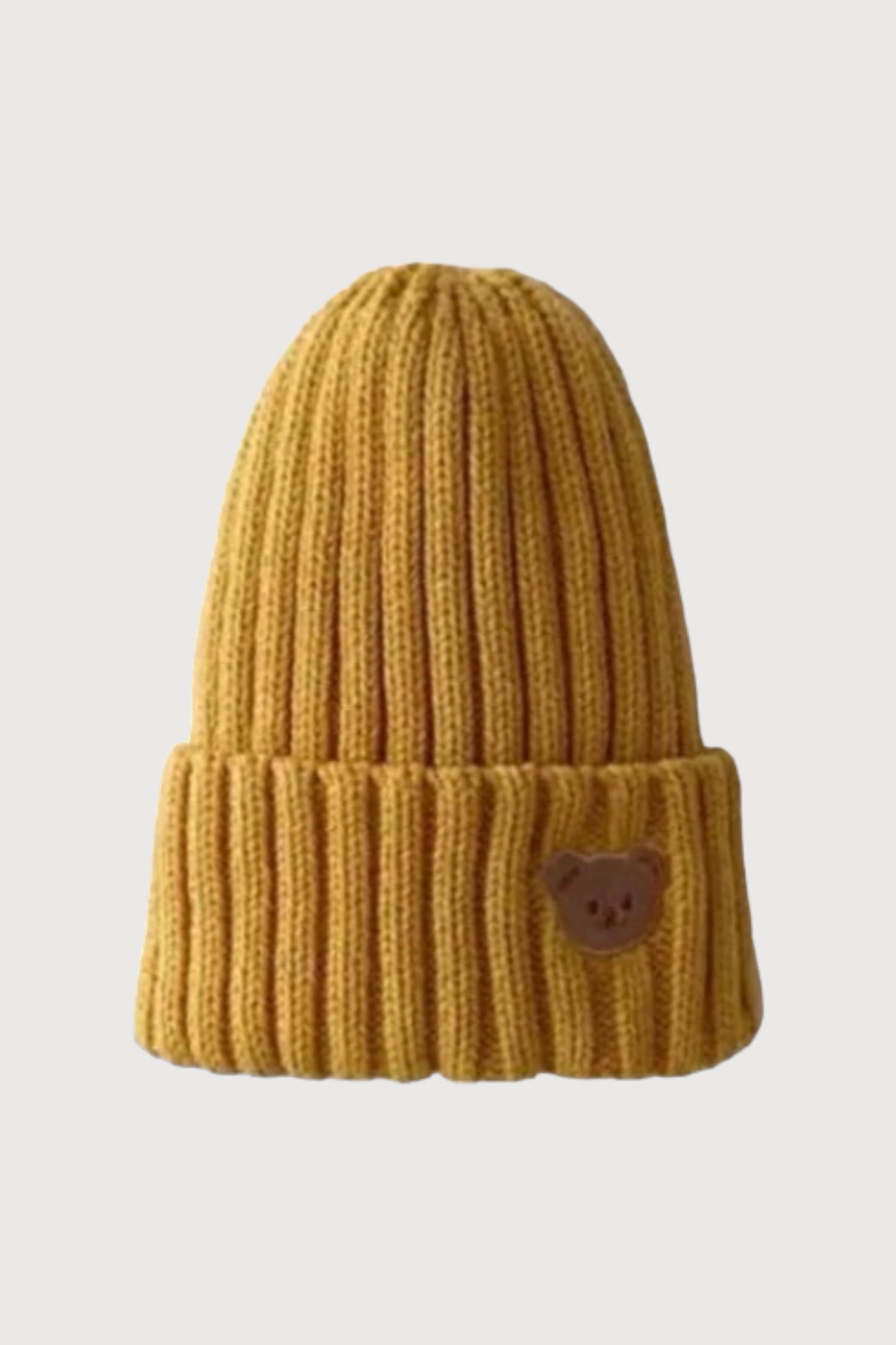 Teddy Bear Embroidered Beanie Hat