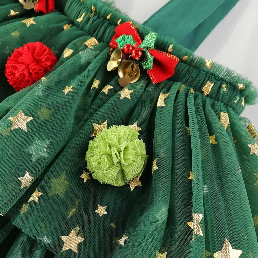 Christmas Layered Tulle Dress