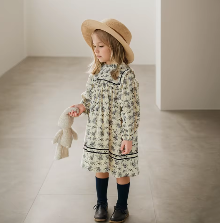 Vintage Style Blouse Dress