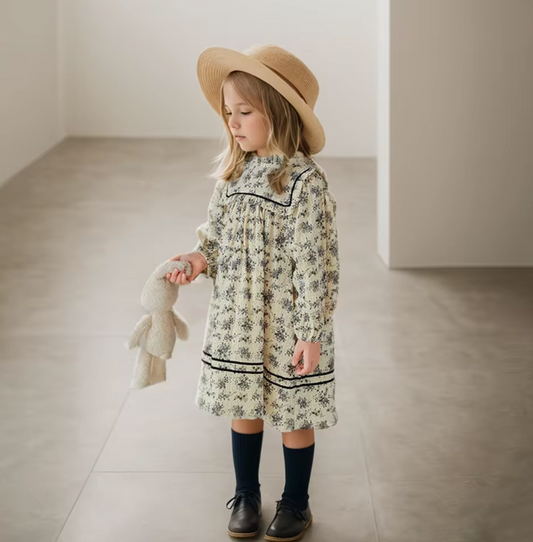 Vintage Style Blouse Dress