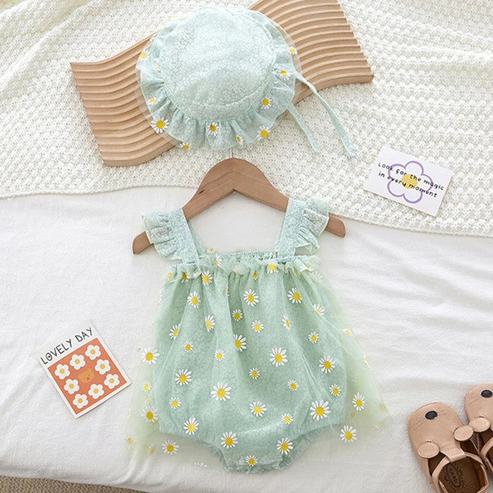 Miss Daisy Lace Romper Set