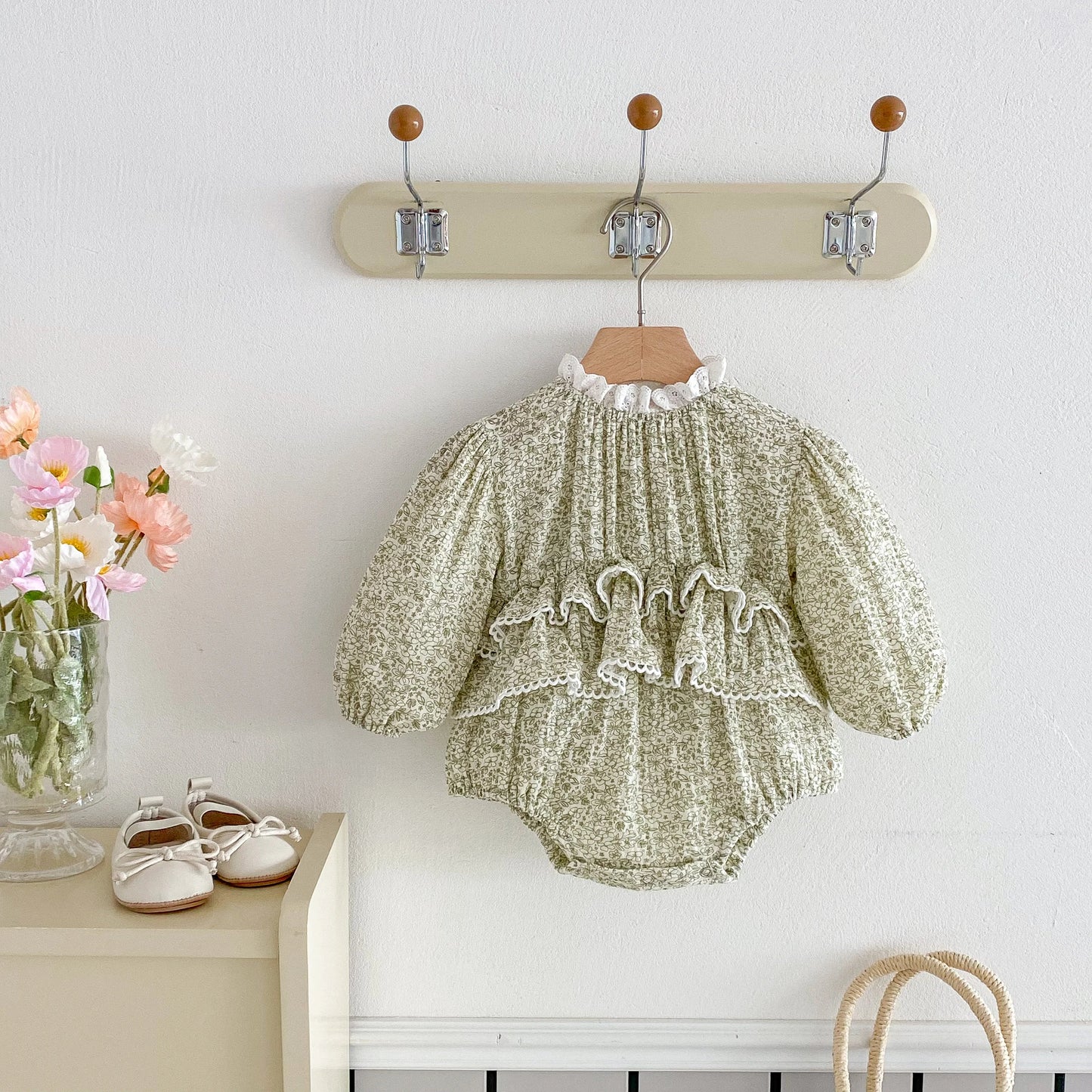 Double Layers Lace Romper