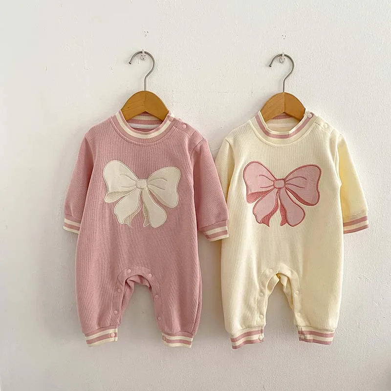 Knitted Ribbon Bow Jumpsuit