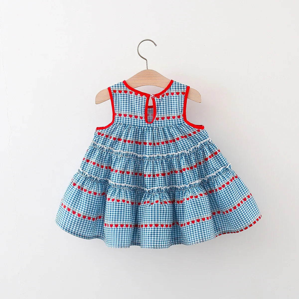 Sleeveless Cherry Dress With Bag