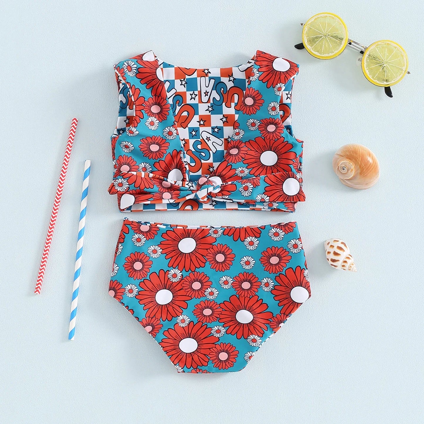 Reversible 2 Piece Swimsuit