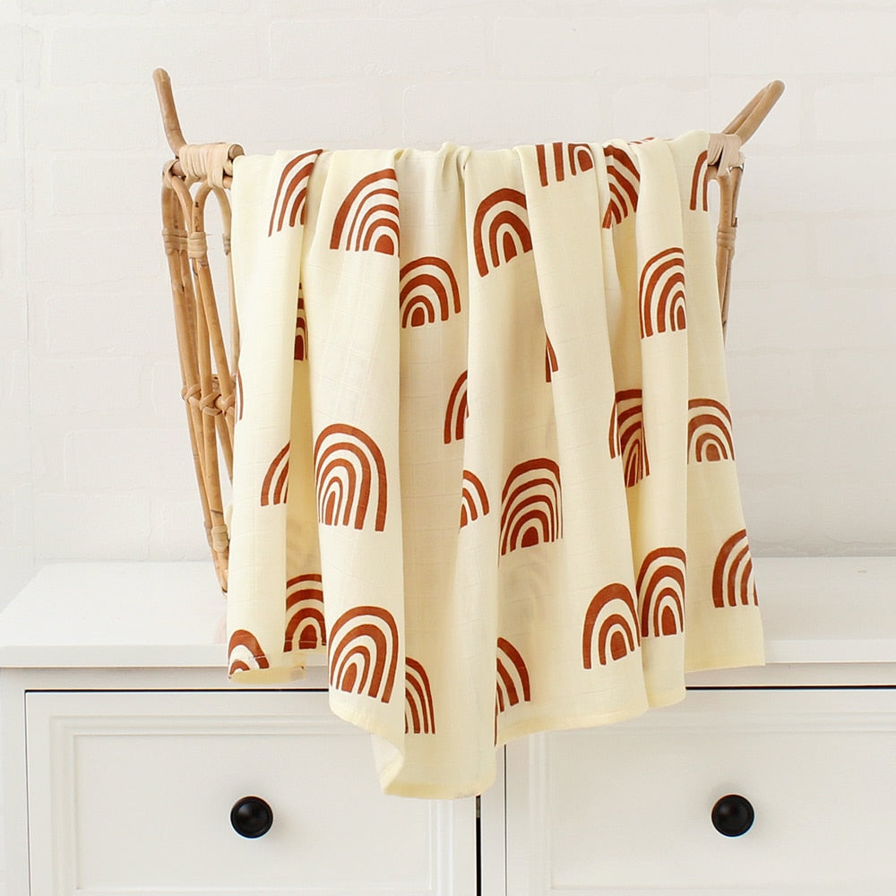 Art Deco Muslin Swaddles