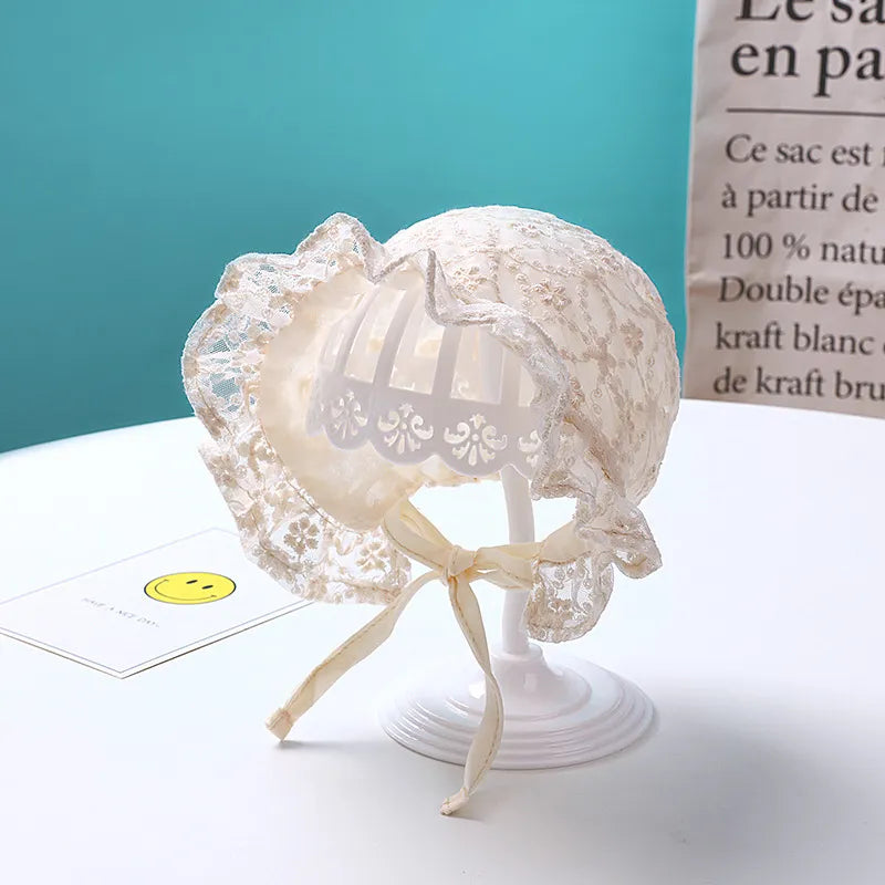Double Layer Full Lace Baby Hat