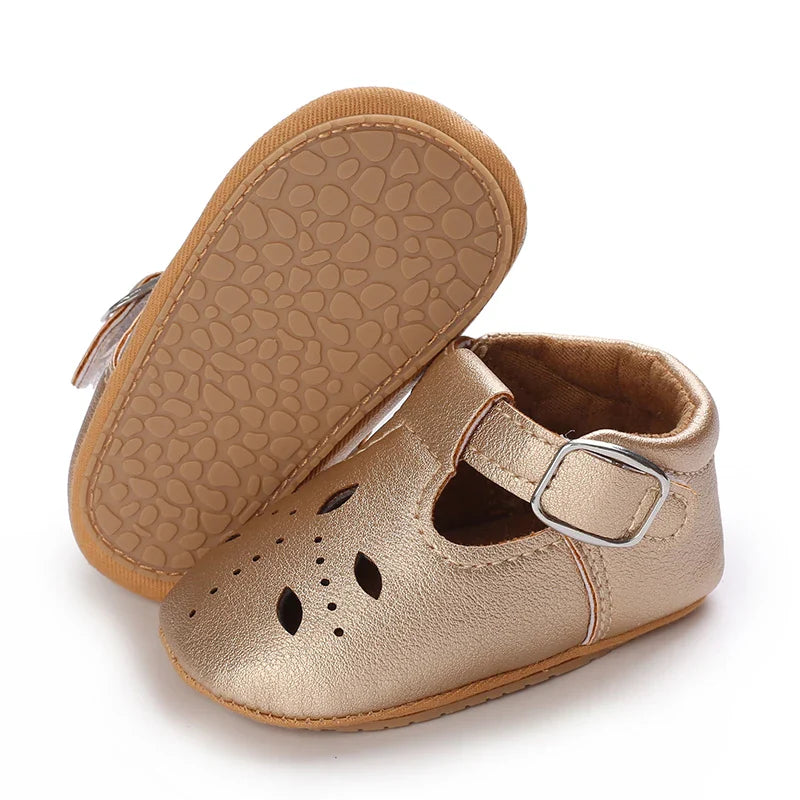 Almond Cut Mary Jane Anti-slip Shoes