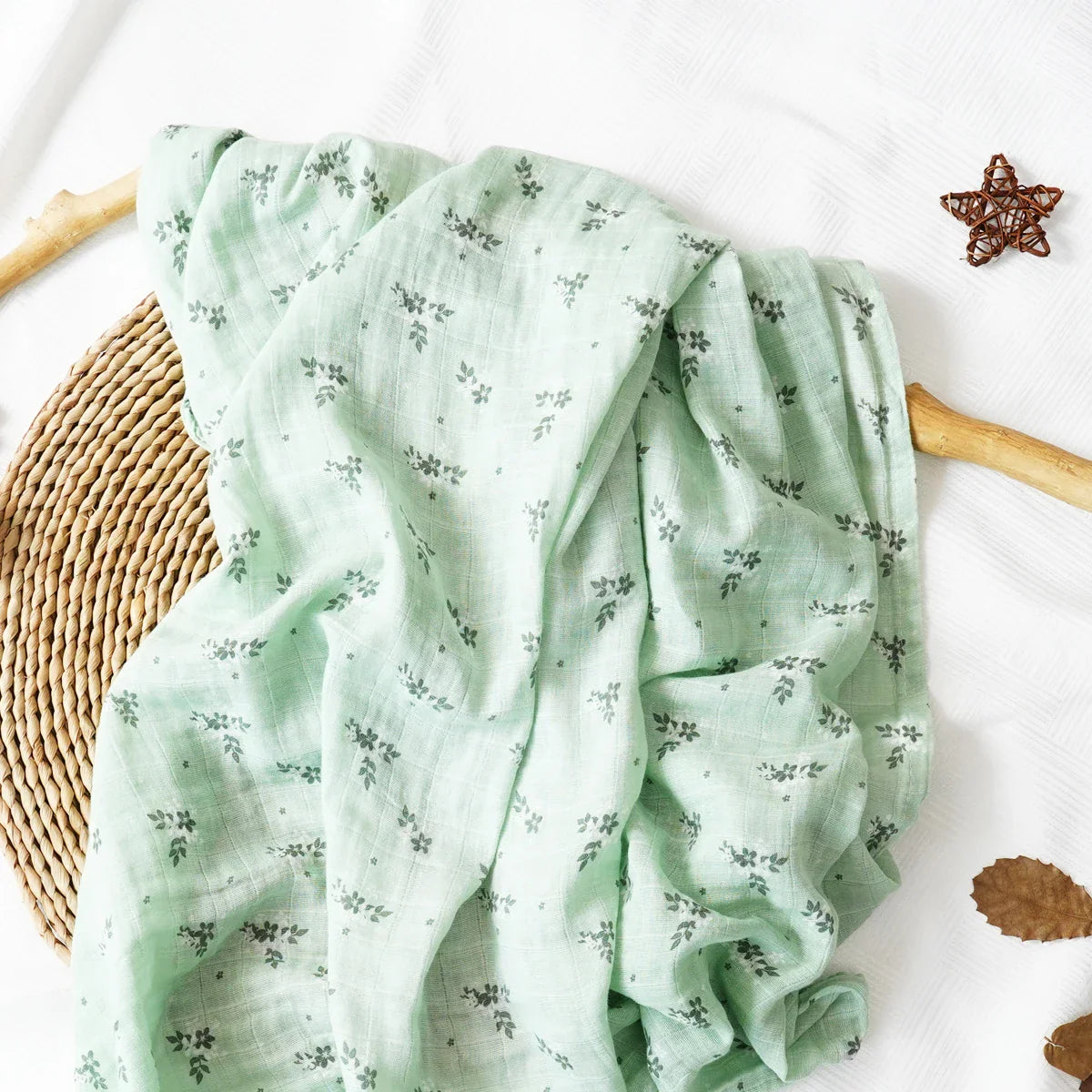 Printed Muslin Cotton Baby Swaddle