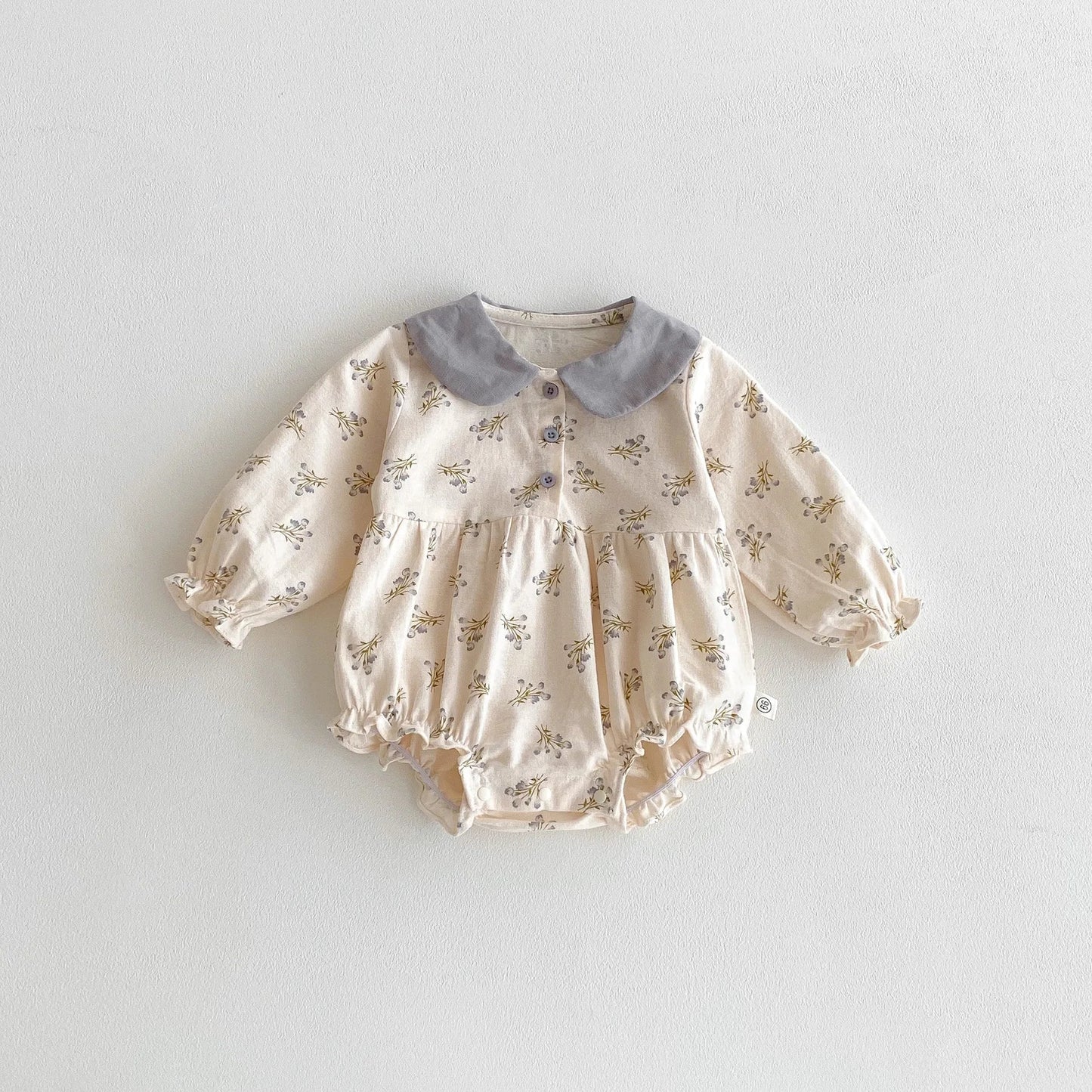 Floral Doll Collar Romper