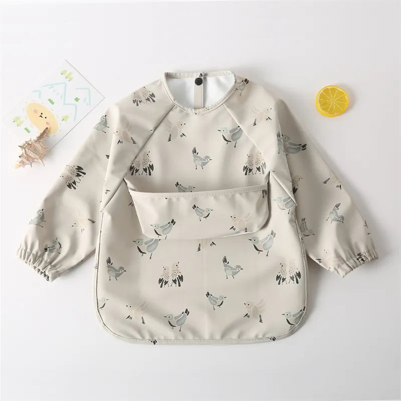 Kids Long Sleeved PU Bibs