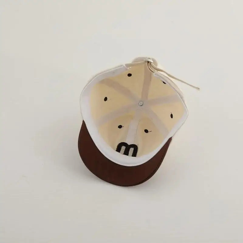 Letter M Peaked Cap
