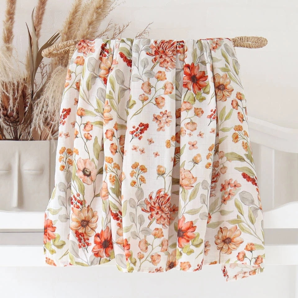 Art Deco Muslin Swaddles