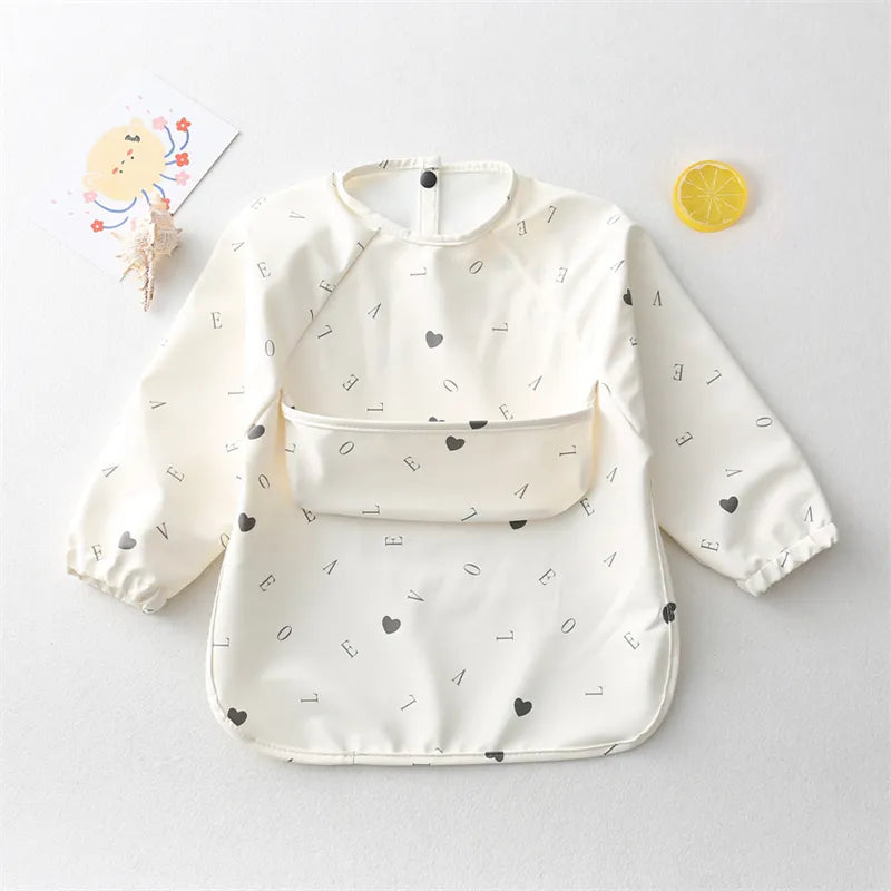 Kids Long Sleeved PU Bibs