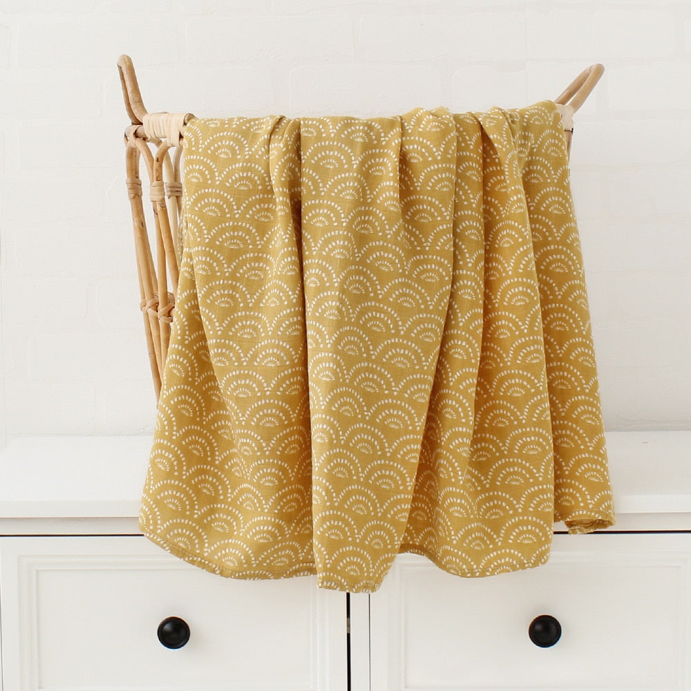 Art Deco Muslin Swaddles