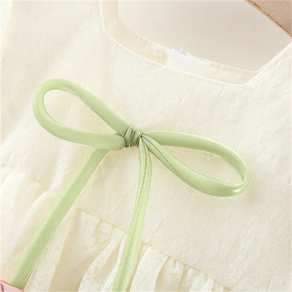 Tulip Solid Lace Dress