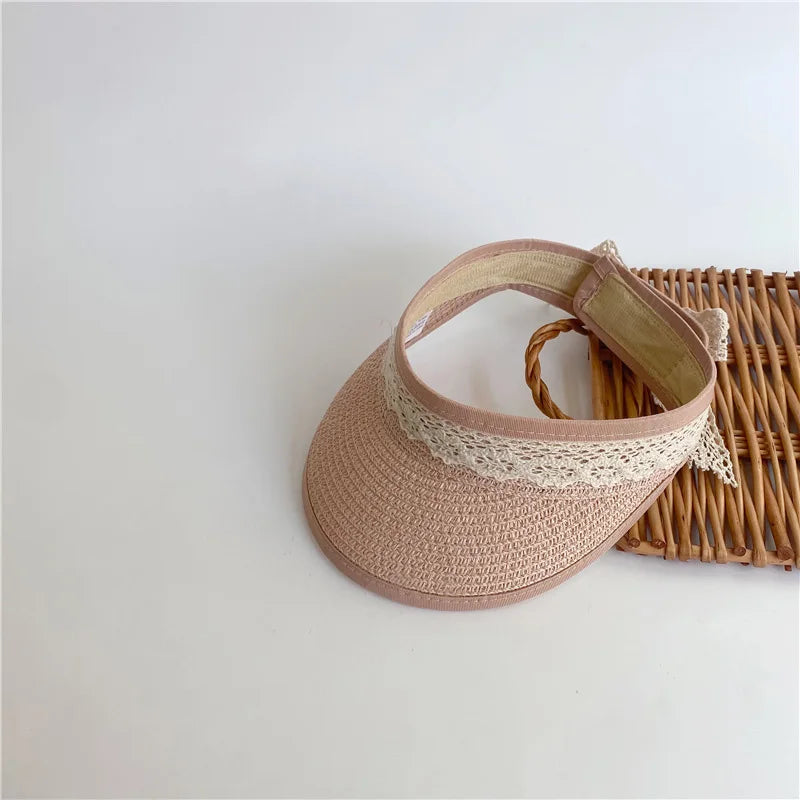 Cute Straw Hat Visor