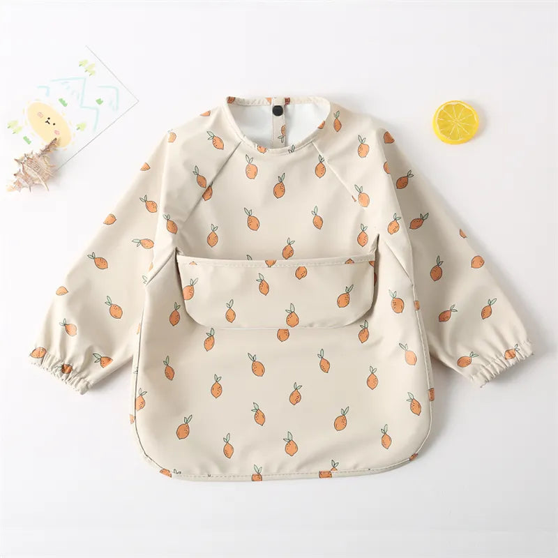 Kids Long Sleeved PU Bibs