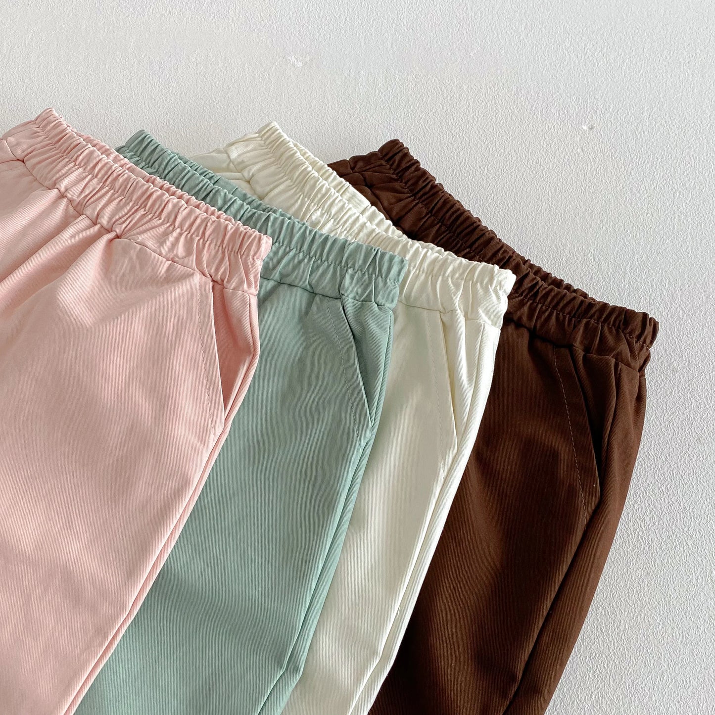 Elastic Waist Casual Pants