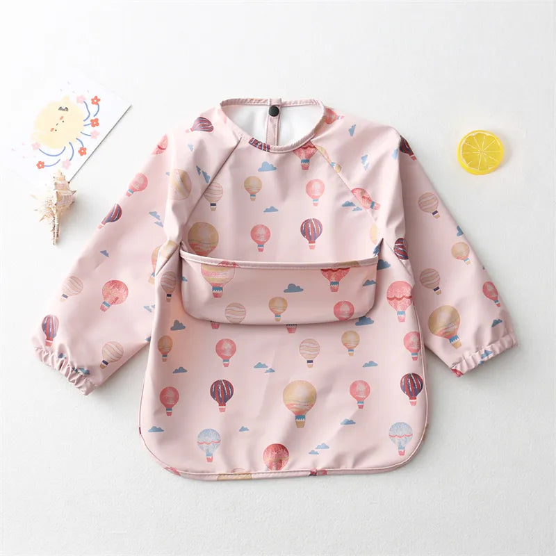 Kids Long Sleeved PU Bibs