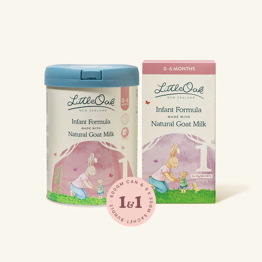 One & One Bundle - Natural Goat Milk Infant Formula with Olive Oil