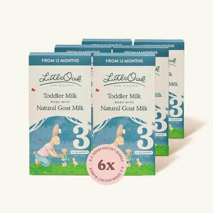Easy Everyday Sachet Bundle – Natural Goat Milk Toddler Milk with Olive Oil
