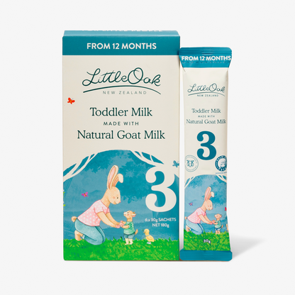 LittleOak Stage 3 Natural Goat Milk Toddler Drink Sachet (12+ months)