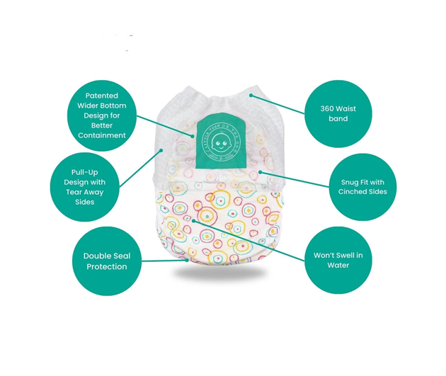 Little Toes® Natural Disposable Swim Diapers — 24 Pack